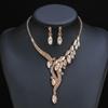 Necklace Earrings Two-Piece Bridal Wedding Accessories Vintage Haute Design Jewelry