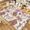 15 Sizes Books and Butterflies Room Rug Street Fashion Carpet for Bedroom Living Room Floor Mat Home Decor Non-Slip Chair Gift