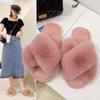 Fashion 2024 Autumn and Winter New Wool Women Slippers Fashion Indoor Home Flat Slippers Wool Slippers Women Shoes