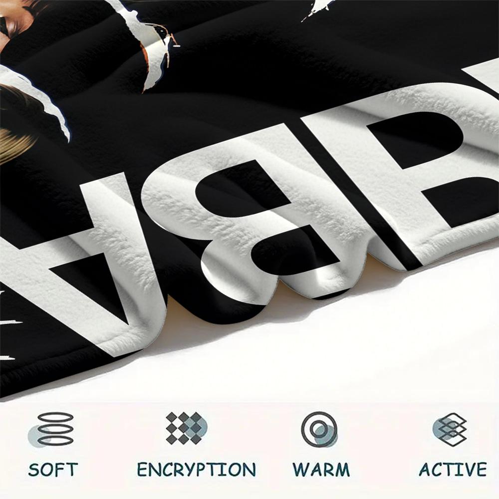 1PC Custom Name ABBA The Movie Patterned Flannel Blanket Suitable For All Seasons for Home Decor Warmth and Comfort Gifts Holiday Present -HE6