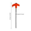 4-20pcs Screw-in Tent Stakes Ground Anchors Hexagonal Plastic Head Spiral Screws Camping Peg Ground Nails Tool Camping Tent Pegs