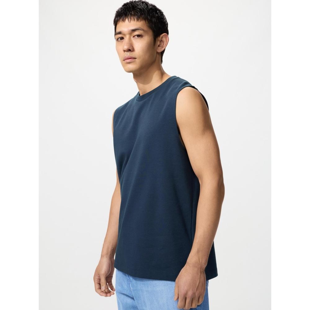 Uniqlo Японская хлопковая майка Air Rhythm без рукавов