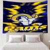 1PC Rams Football Team Spirit Printed Tapestry Room Decoration Wall Hanging for Living Room Bedroom, dormitory, Birthday and Christmas gifts