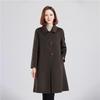 Fengxun 100% Wool Double-Faced Mid-Length Coat