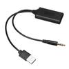 Адаптер приемника беспроводной Bluetooth 5.0 адаптер USB + 3,5 мм разъем стерео аудио для автомобиля AUX динамик наушники приемник громкой связи