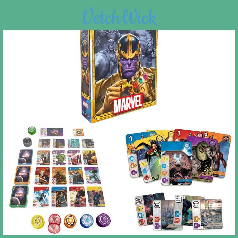 Splendor Marvel Board Game Featuring Paper Cards For Kids And Adults