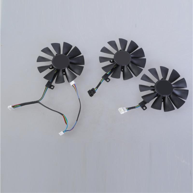 3Pcs Graphics Card Replacement Fan FDC10U12S9-C FDC10H12S9-C 87mm Video Card Cooling Fan For GTX1070 Graphics Card