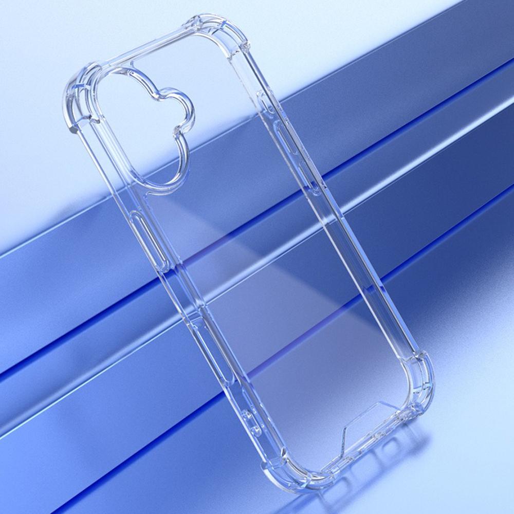 Чехол для iPhone 16 с усиленными углами, рамкой из ТПУ + акриловой задней крышкой телефона