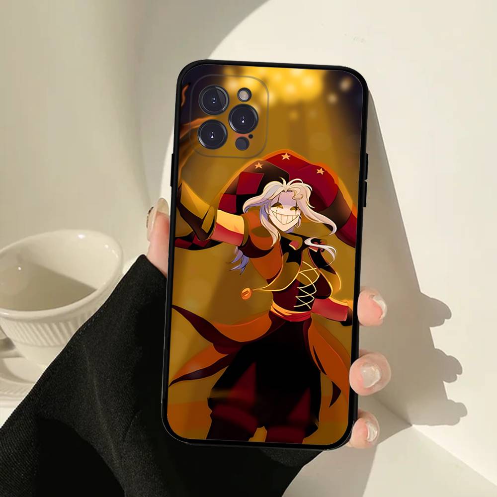Чехол для телефона 'Цирк уродов' Пьеро для iPhone 17 16 15 14 11 12 13 Pro Max Plus Mini Мягкая задняя крышка