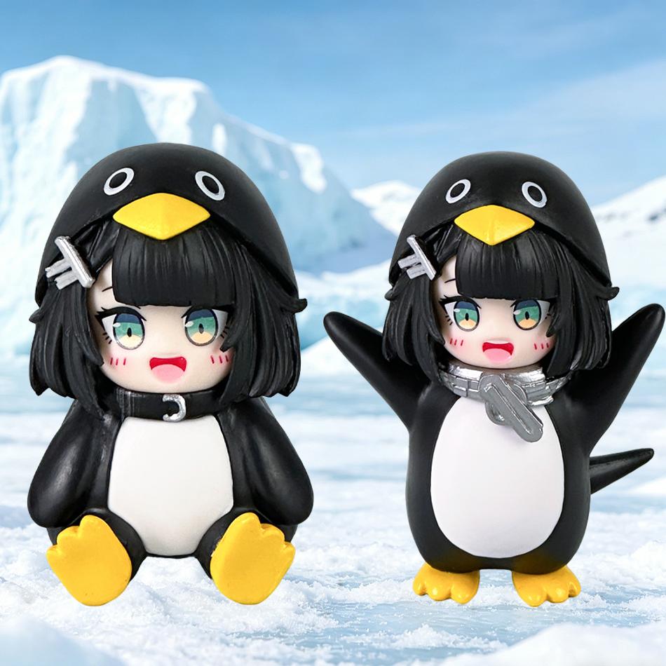 Arknights Endfield Фигурки Pengmin Маленький Косплей Модель Pengmin Коллекция Аниме Настольный Дисплей