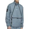 Nike Jackets Men's Ozone Blue Stand Collar Moderate Other (Unisex) Jackets CU4119 031