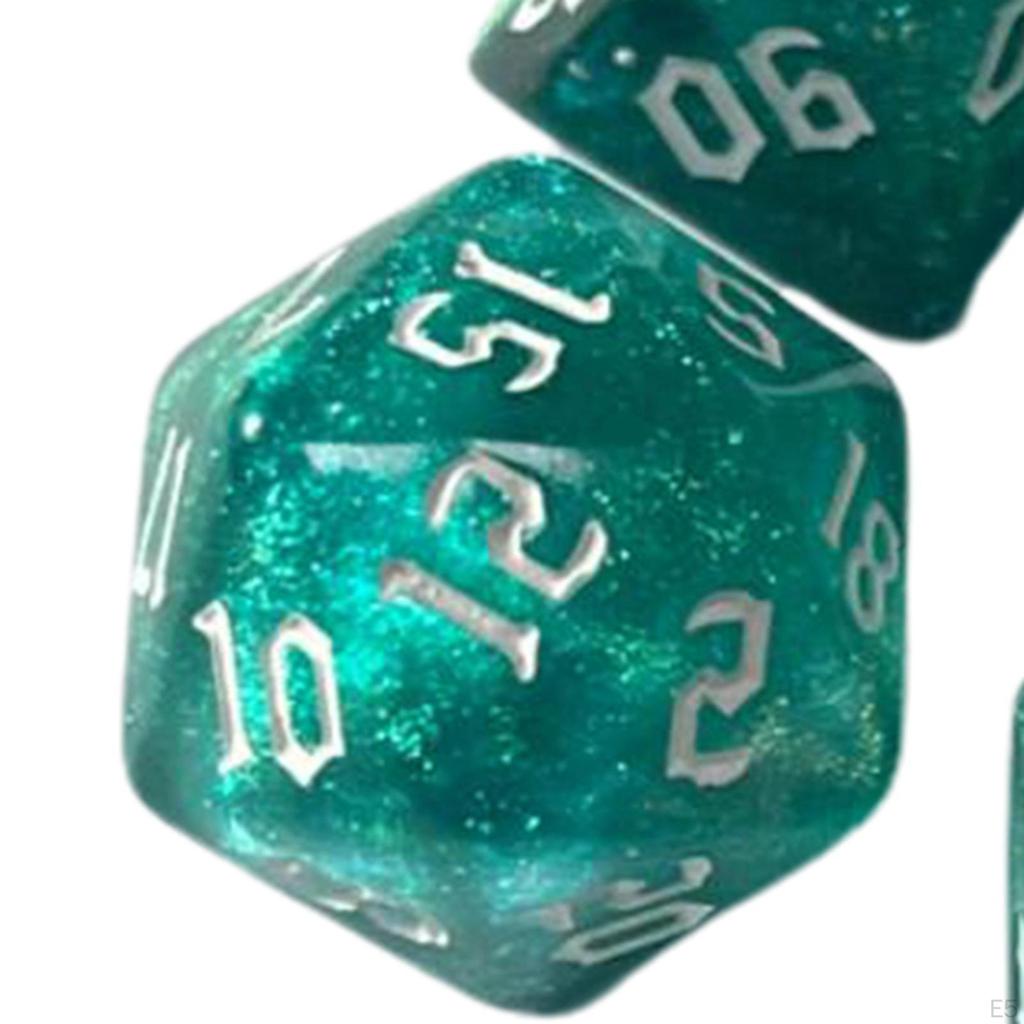 Набор многогранников из 7 предметов D8 D10 D12 для настольной игры DND