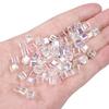 CRYSTAL GLASS BEADS 6X6MM 10PCS/BAG