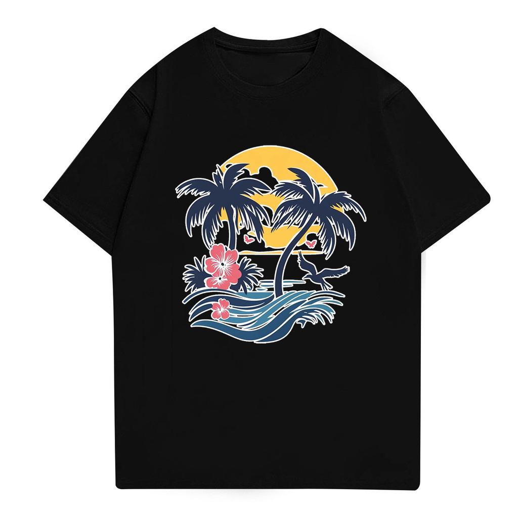 Men's Stand Collar Short Sleeve Shirt Loose Leisure Holiday Shirt Man