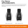 CQZ1 Alloy Style Car Key Case Cover Shell Fob Key Case Waterproof Durable For Mercedes Benz A B G R Class GLA GLK W176 W204 W251 W463