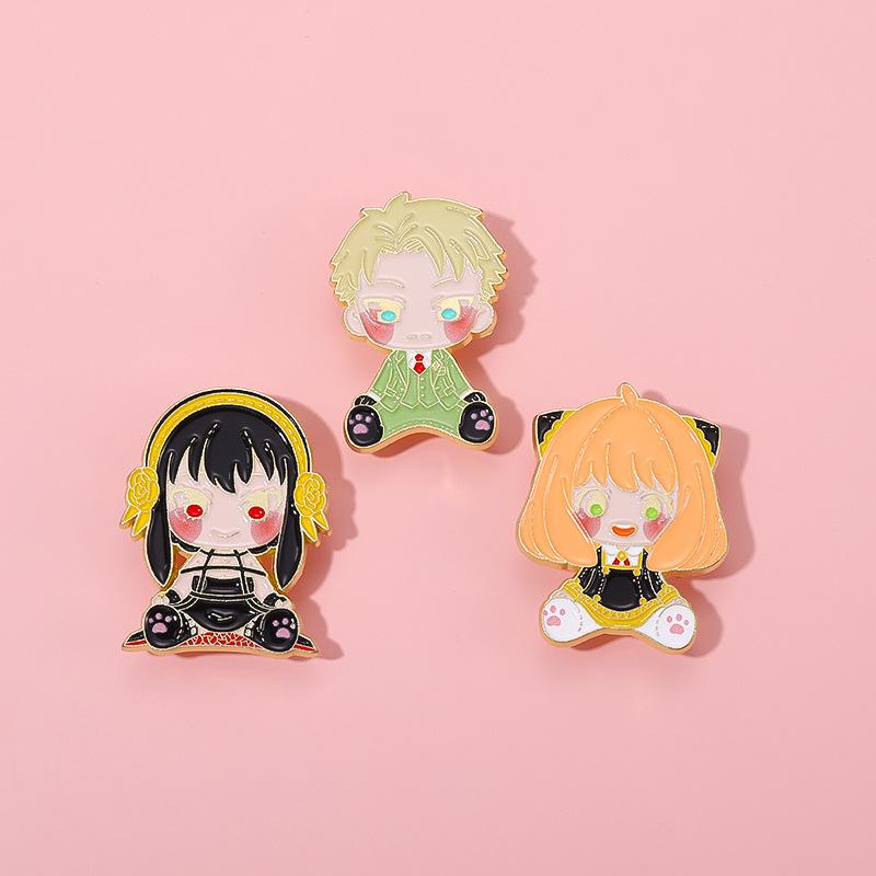 Аниме Модный Персонаж Сплав Брошь Милый И Креативный Значок Для Мужчин Женщин И