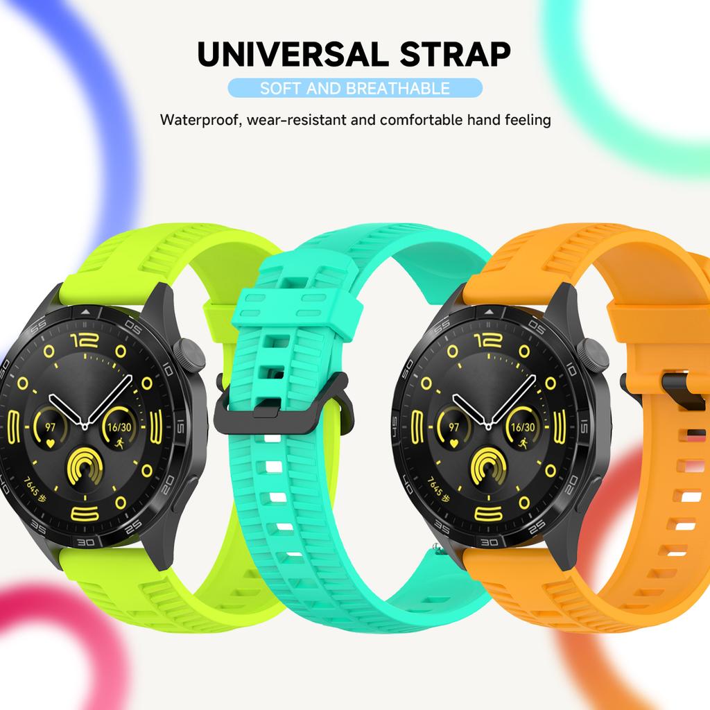 20mm 22mm Silicone Strap for Samsung Galaxy Watch 6 5 4 Active 2 Gear S3 Sport Band 6 Classic 43 47mm Smartwatch Silicone Band