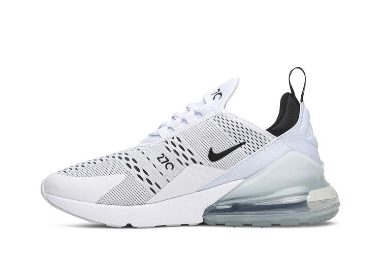 Женские кроссовки Nike Air Max 270 Белые Черные (Женский) Белый/Черно-Белый
