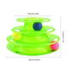 3 Layer Interactive and Stimulating Cat Turntable Toy with Caged Mouse Ball