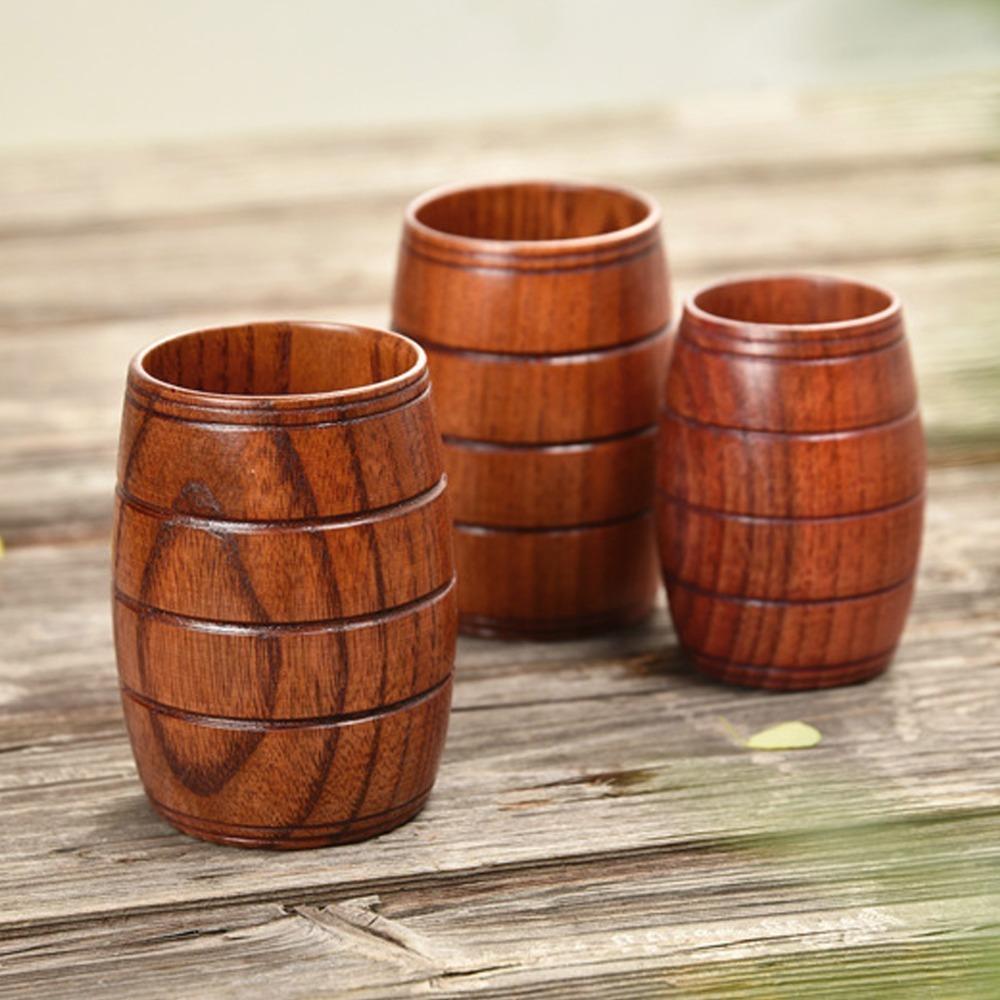 Wood Milk Cup Smooth Drink Cup Lightweight Restaurant Mug Hotel