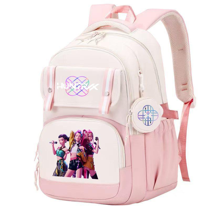Animation Cartoon With Schoolbag College Style Trend Men And Women Versatile Primary And Secondary School Students Casual Backpack