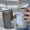 600 мл Кофейная кружка Нержавеющая сталь Термоизолированная Бутылка для воды Портативная Кружка для холодного Американо Двухслойная Термос