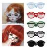Doll Accessory Round Transparent Glasses Transparent Doll Mini Glasses Children Toy