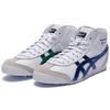 ONITSUKA TIGER Мексика Средние Кроссовки Удобные Износостойкие И Легкие Высокие Беговые Кроссовки Унисекс Белый Синий 1183A658-100