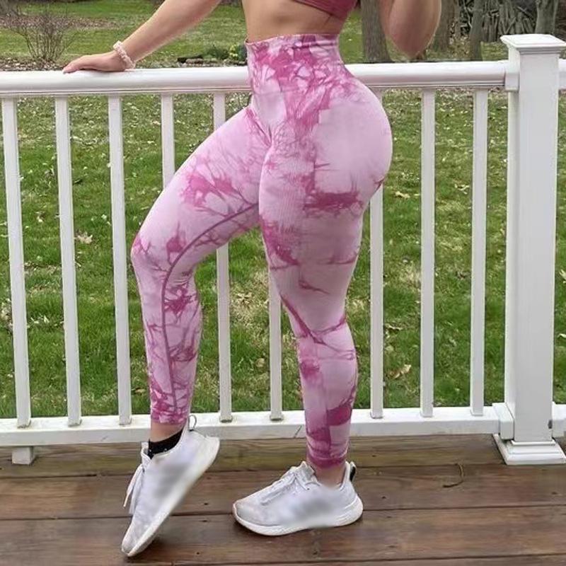 Женские бесшовные леггинсы для йоги с высокой талией, сексуальные модные леггинсы для фитнеса и бега, подъемные ягодицы, велосипедные леггинсы