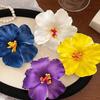 Pack Of 3 Flower Hair Clip For Women Slip Resistant Plumeria Plan Party Wedding Hair Styling