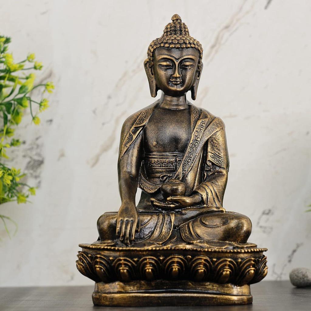 Buddha Statue Showpiece Idol Home Decor Items for Living Room and Gifts