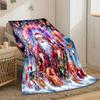 Magical Christmas Wonderland print blanket soft and cozy perfect for the living room bed sofa or a nap,gift