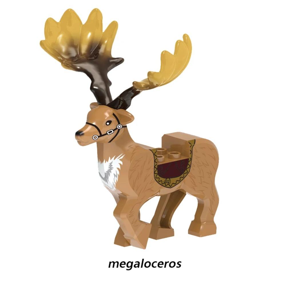 Животные Строительные Блоки Город Маленькие Большие Украшения Панда Собака Овца Свинья Корова Зоопарк Олень Монстр Крокодил Тигр Волк Орел Подарок Мальчику Игрушка