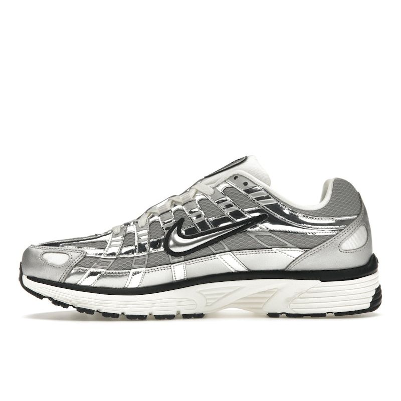Nike P-6000 Металлические серебристые мужские кроссовки Sail Black CN0149-001