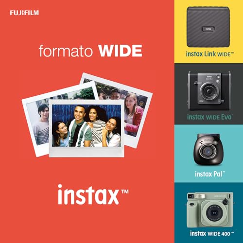 Fujifilm Instax Instant Color Film, Instax Wide, 2-Pack (10 Sheets X 2) INSTAX WIDE K R 2