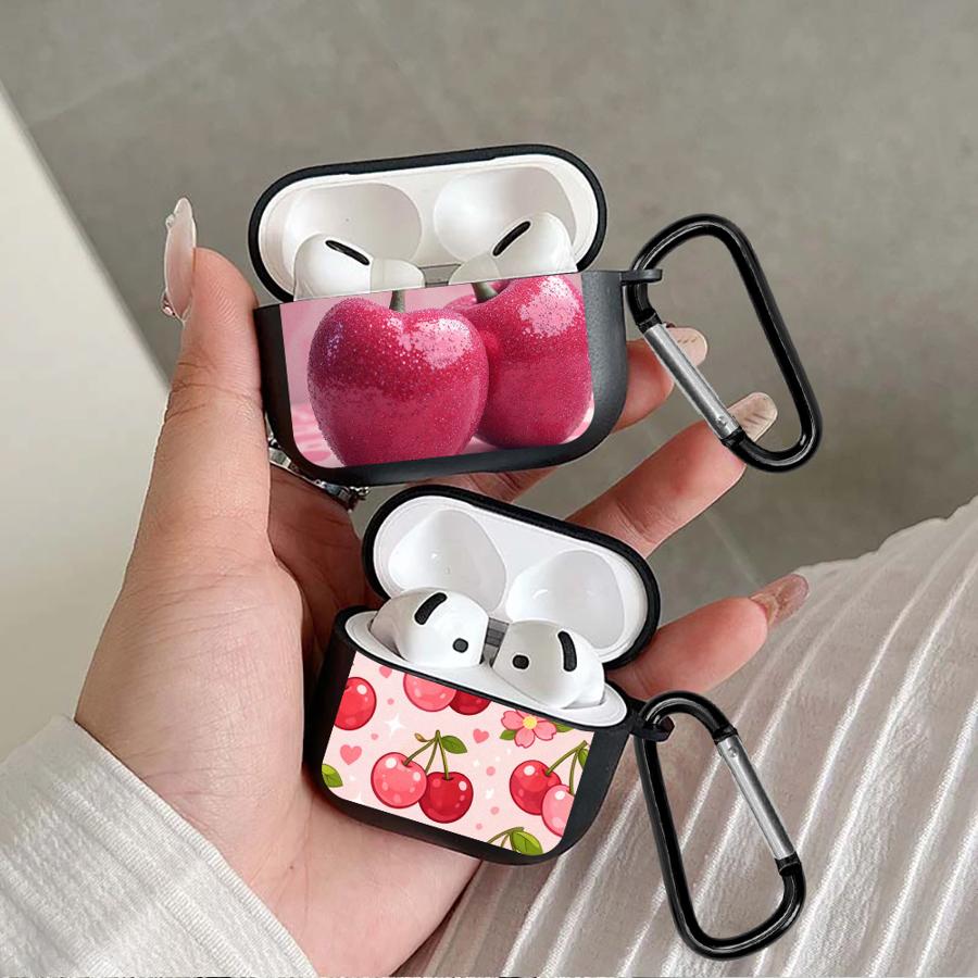 Чехол для наушников Cover Case Для Airpods 1 3 Pro Pro3 4 Pro2 2 Розовые Вишни
