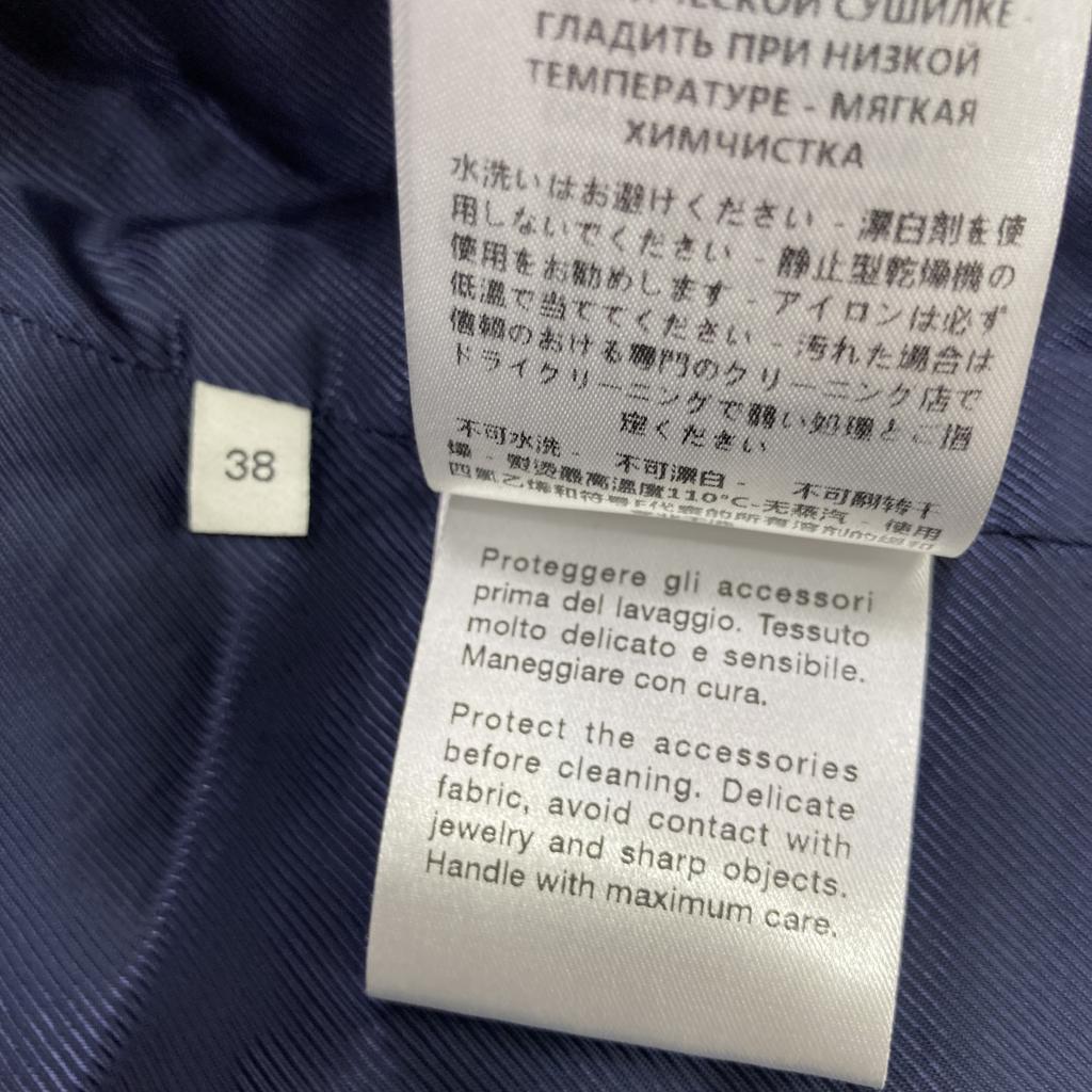 Gucci 569132 19 лет Красный x Темно-синий x Белый Золотая пуговица Однобортный пиджак Пиджак 38 Красный x белый x темно-синий Б/у