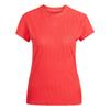 Comfortable Breathable Skin-Friendly Fitted Short Sleeve T-Shirt Women Tops Red JD4284