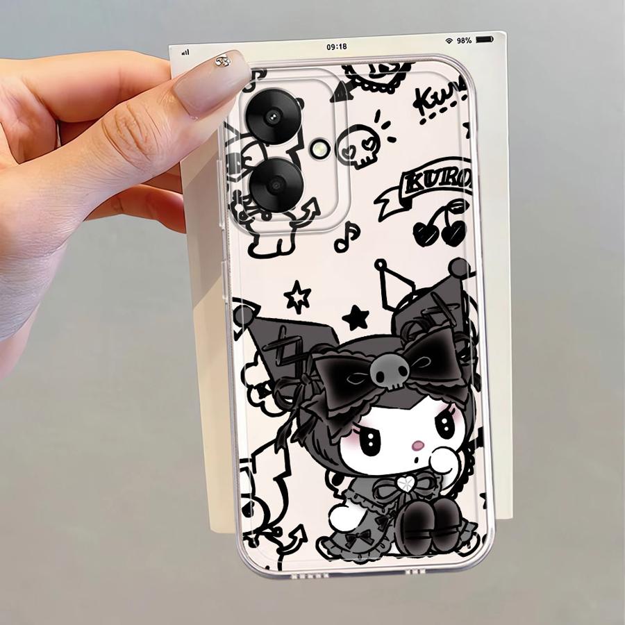 Sanrio Cool Kuromi Case for Xiaomi Mi 11 Lite 11T Pro Soft Phone Cover