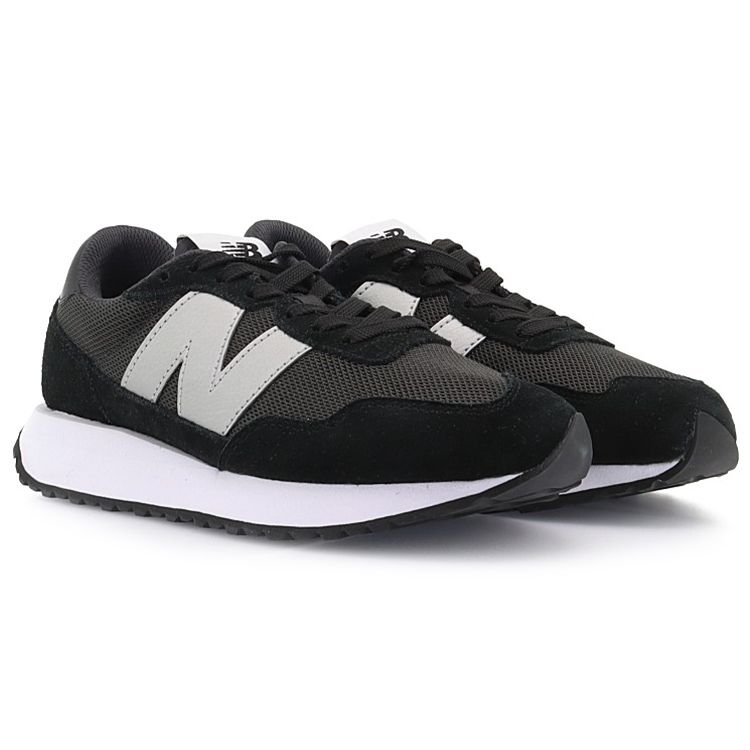 New Balance 237 Черные Серебряные Женские Кроссовки Серебристый-Металлик WS237CC