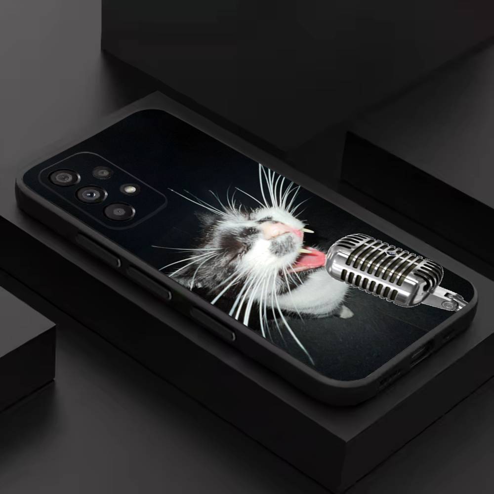 Смешные кошачьи мемы Милые Для Samsung S 26,25,24,23,22,30,21,10,9,Ultra,Plus,Lite,FE,4,5G Черный Мягкий Чехол Чехол для Телефона