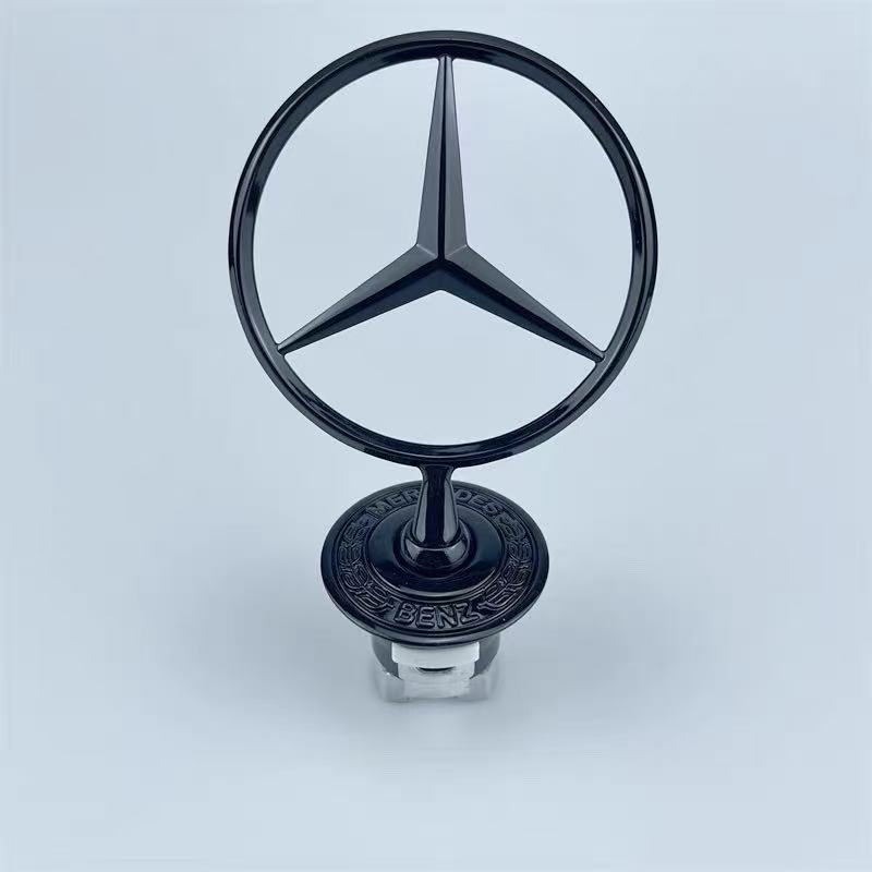 1PC 44MM Car Front Hood Modification Accessories Badge for Mercedes-Benz W211 W212 W213 W222 W210 W223 E200 E260 E300 S400