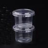 110 мл Прозрачные одноразовые пластиковые стаканчики для пудинга с крышками
