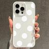 Минималистичный Однотонный Серый Чехол-Накладка Из Силикона С Точками Для Iphone 12 15 Plus 11 13 17 14 16 Pro Max Чистая Простая Задняя Крышка