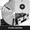 SIHAO Rotary Table 8 Inch/200 MM Horizontal Vertical MT-3 Rotary Table 3-Slot / 4-Slot