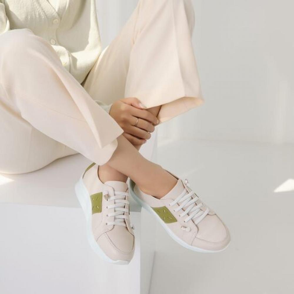 JiSyu Women S Natural lambSkin Hanyu SneakerS