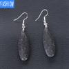 Европейские и американские длинные капли воды, натуральные кристаллы, энергия вулканической породы, серьги-подвески, серьги с темпераментом