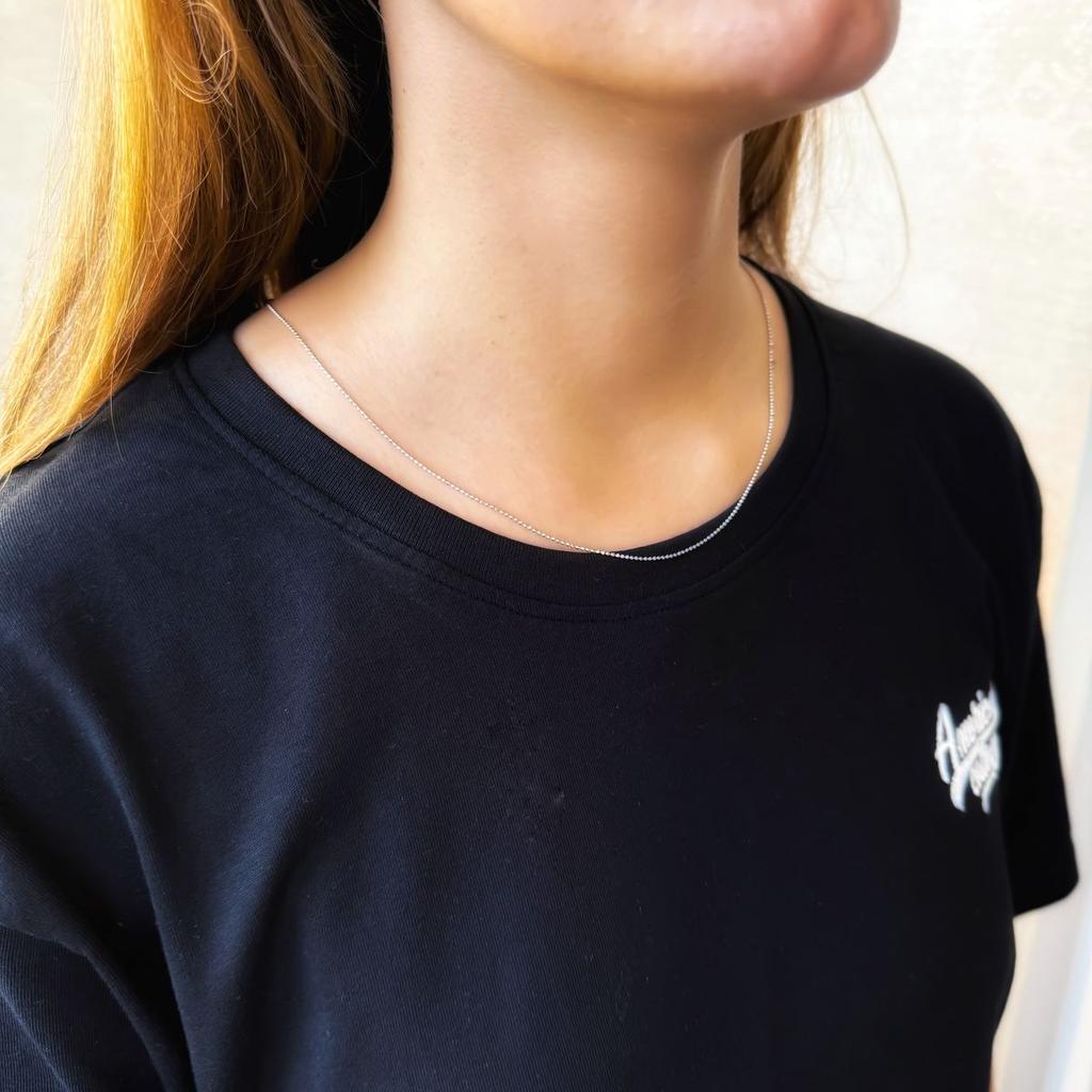 Silver Chain Without Stones, Product Weight 1.82 G (2173151)