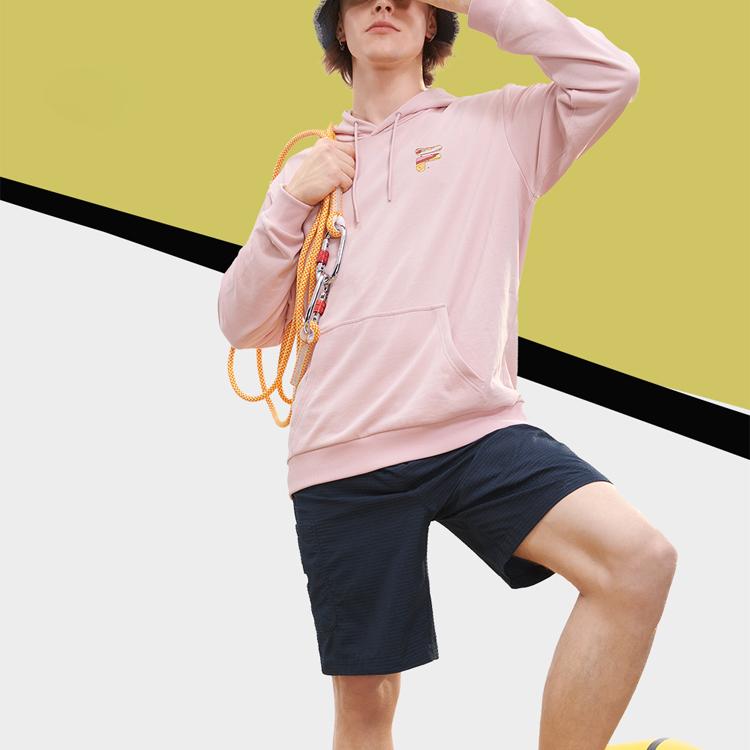 Fila Fusion Серия FOB Худи с принтом радужных букв Унисекс худи Розовый T11U333207FPK