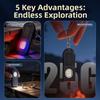 High Bright Mini Keychain Light Waterproof LED Torch Lamp LED Keychain Flashlight  Outdoor